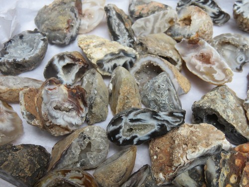 Natural agate oco lots - natural, 50